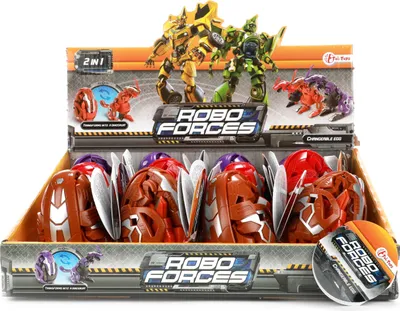 Obrázok produktu pre Transformovateľné vajíčko robot dino 3 rôzne.