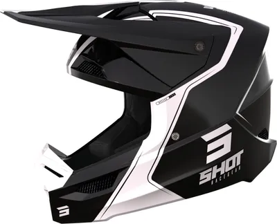 Image de Shot Furious Reflex Motocross Helmet, noir/blanc, XL (61/62)