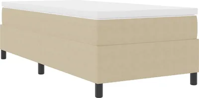 Produktbild von Plattformbettgestell Grau-Grün 100 x 200 cm Cordstoff