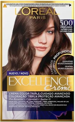 Image de Excellence Brunette Tinte #500 True Light Brown 192ML