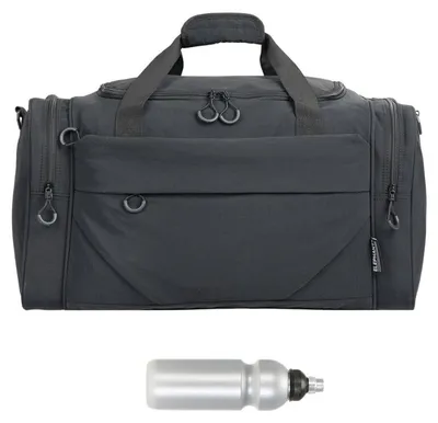 Produktbild von Sporttasche groß Herren Damen Saunatasche Reisetasche Tasche Elephant Porto Large 55 cm Tasche 3738 + Trinkflasche - Schwarz