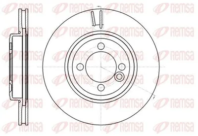 Produktbild von 2x REMSA Bremsscheibe 61081.10 vorne für MINI Schrägheck (R56) Clubman (R55)