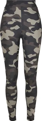Obrázek produktu pro Dámské leginy Urban Classics Ladies High Waist Camo Tech Leggings dark camo - M