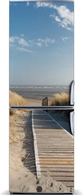 Produktbild von Tulup Kühlschrankdekoration - Magnetmatte - 70 cm x 190 cm - Magnet auf dem Kühlschrank - Der Weg Zum Strand