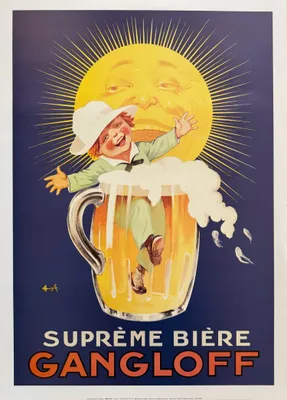 Obrázek produktu pro Gangloff – Suprème Bière – plakát 50 x 70 cm