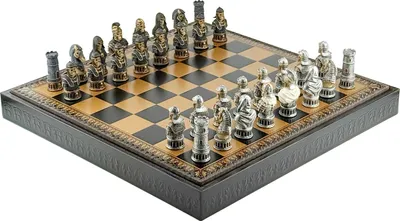 Immagine prodotto di Set da gioco Italfama 3 in 1: scacchi, backgammon, dama - Collezione Skeletal Busts