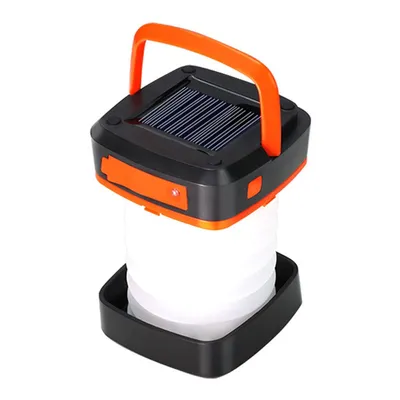 Produktbild von Faltbare Solar Campinglampe Aufladbar – Tragbare Camping Laterne mit 3 Lichtmodi, Energienbank für Camping, Angeln, Notfall