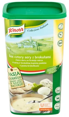 Zdjęcie produktu dla Knorr Danie Gotowe 4 Sery z Brokułami 900 g