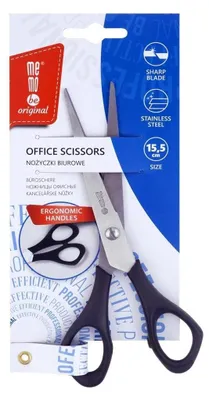 Produktbild von Büroschere 15,5cm schwarz MemoBe
