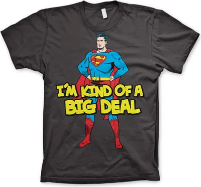 Produktbild von Superman - Im Kind Of A Big Deal T-Shirt - X-Large - Dark-Grey