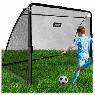 Produktbild von Großes Fußballtor für Garten & Training | 180x120x60 cm Jugend Fußballtor | Stabiles Gartentor mit Robustem Netz & Bodenankern | Outdoor Sportspielzeu