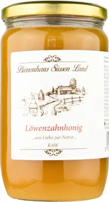 Produktbild von Rein und Natürlich: 1kg Sweet Land Apiary Roh & Pur Löwenzahnhonig