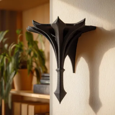 gotisches Wandregal mit Turmstütze – Decords Wandregal, Produktansicht 1