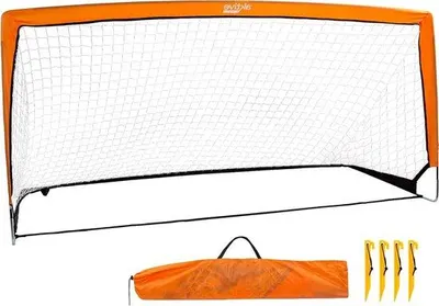 Produktbild von Famanu Faltbares Fußballtor für Kinder - 200 x 100 x 100 cm, inklusive 4 Heringen