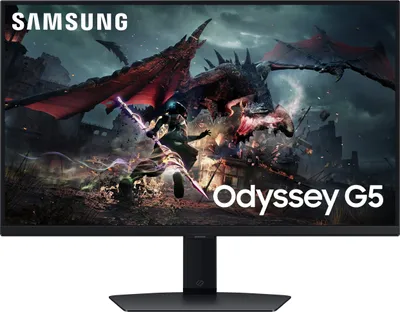Produktbild von Gaming-Monitor Odyssey G5 (G50D), Schwarz, 27 Zoll, QHD, IPS, 180 Hz, 1 ms