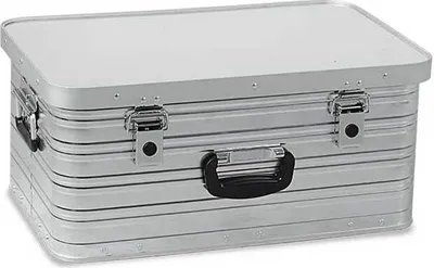 Produktbild von 45 Liter Alubox, staub- und spritzwasserdicht, LxBxH 585 x 405 x 265 mm