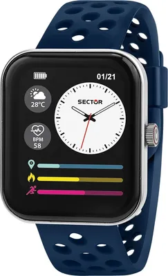 Produktbild von Sector Herren Analog-Digital Uhr Sport Silikon Armbanduhr blau USE51159002