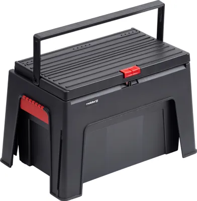 Produktbild von Meister Tritthocker 3 in 1 460 x 280 x 300mm 150 kg Tragfähigkeit Werkzeugkasten