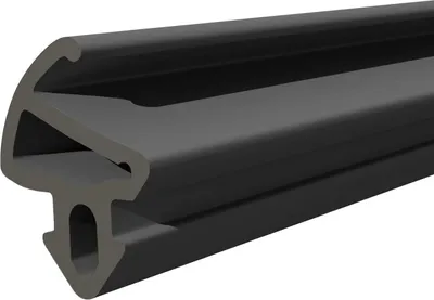 Produktbild von Kommerling Fensterdichtung - schwarzes Gummi-Dichtungsband - Kunststoffdichtungen - Aluminiumprofil-Dichtung - PVC-Fenster und -Türen - 10 m