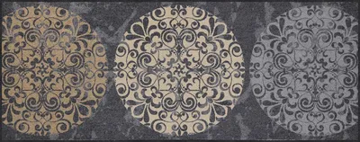 Produktbild von Salonloewe FLIESENKREISE Fußmatte Wohnmatte 75 x 190 cm