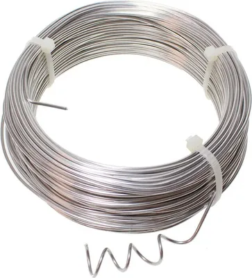 Produktbild von Aluminiumdraht - 2 mm x 60 m - 500 g - silber
