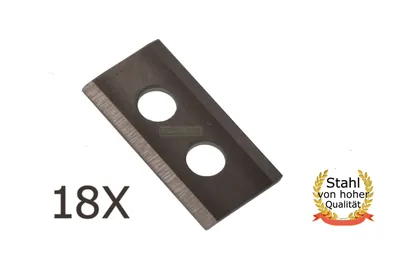 Obrázek produktu pro 18 X 3,6 CM nože z nerezové oceli pro robotickou sekačku Parkside PMRDA 20-Li A1