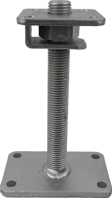 Produktbild von GeZu Impex® Pfostenträger Hans höhenverstellbar M30 x 250 mm, 100 x 100 mm Stützenfuß Pfostenschuh