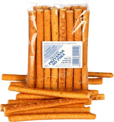 Zdjęcie produktu dla Stema Paluchy Chrupiący Przysmak Do Piwa Aromatyczna Przekąska Słona 100g