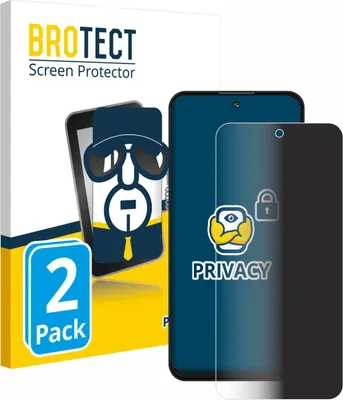 Produktbild von 2x BROTECT Sichtschutzfolie für Oukitel C69 Anti-Spy Privacy Sichtschutz Blickschutz Folie Blaulicht-Schutz