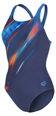 Produktbild von arena Badeanzug Damen Placement Swim Pro Back, Farbe:Blau, Größe:36