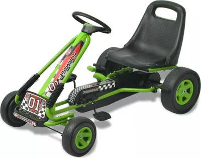 Zdjęcie produktu dla Gokart na pedały z regulowanym siedzeniem Zielony