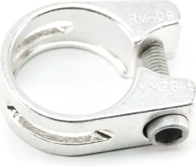 Produktbild von Sattel Rohr Klemme 28,6mm Sattel Stützen Klemmring Schelle Innensechskant silber
