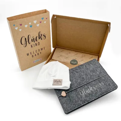 Produktbild von KIJALU Welcome Baby Set "Glückskind" 2-teilig