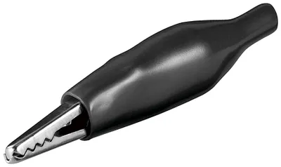 Image de goobay Krokodilklemme schwarz 32,5 mm (Bulk)