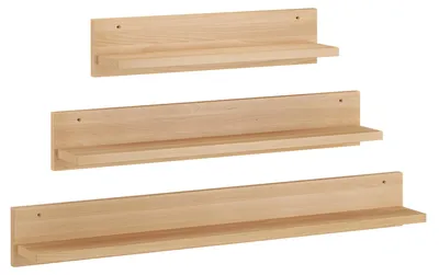 Produktbild von Wandablage Regal Ablage aus Buche Länge wählbar V-90.84-54