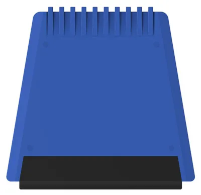Image de Gratte-glace "Logo" bleu standard PP