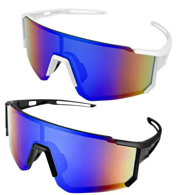 Immagine prodotto di Occhiali da ciclismo polarizzati, con protezione UV400, confezione da 2, per il ciclismo