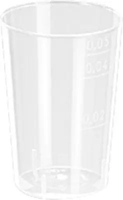 Produktbild von 1600 Einweg Schnapsglas 0,05 l Polystyrol - personalisierbar