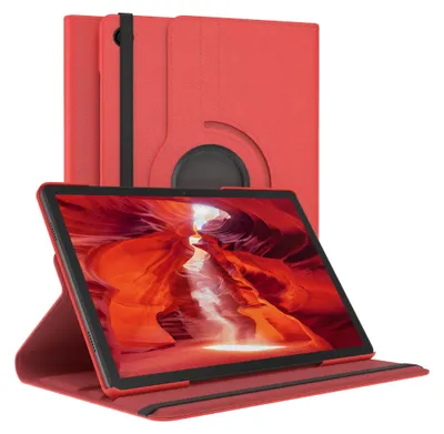Produktbild von EAZY CASE - Tablet Hülle für Samsung Galaxy Tab A9 Plus Schutzhülle, Tablet Case 360° drehbar in Rot