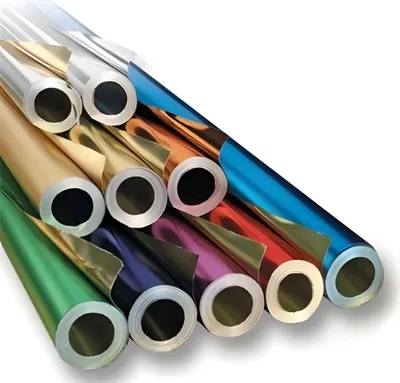 Produktbild von folia Alu-Bastelfolie (B)500 mm x (L)10 m silber / silber