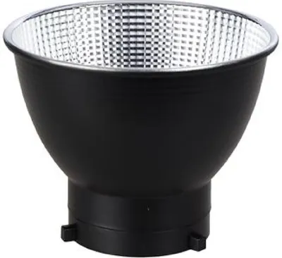 Produktbild von Reflektor 18 cm Durchmesser für Studioblitze mit Bowens/Linkstar-Bajonett 55° Lichtwinkel
