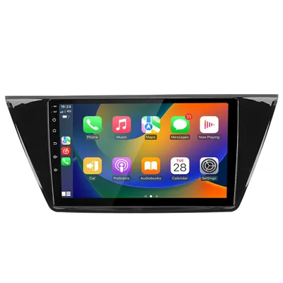 Produktbild von Geeignet Für VW Touran 1T5 2016-2018 6+128G 8-Kern Carplay Android14 Autoradio GPS Navi DAB+ SWC WIFI