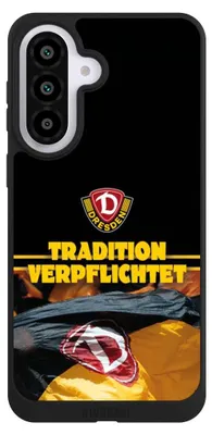 Produktbild von NIVOCASE Handyhülle für Samsung Galaxy A57 5G  Hülle NIVOpure Case Schwarz Fanartikel SG Dynamo Dresden SGD