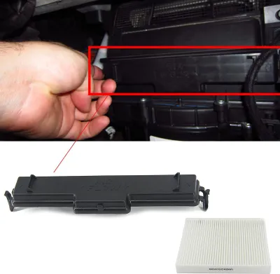 Obrázek produktu pro Sada filtru vzduchu v kabině, klimatizačního systému a přístupových dveří jako náhrada za Dodge Ram 1500 68406048AA