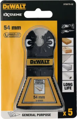 Immagine prodotto di DEWALT 5er Pack BiM Sägeblatt 54 mm