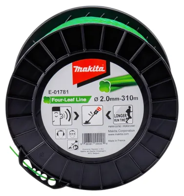 Produktbild von Makita Mähfaden Four Leaf 2,0mmx310m