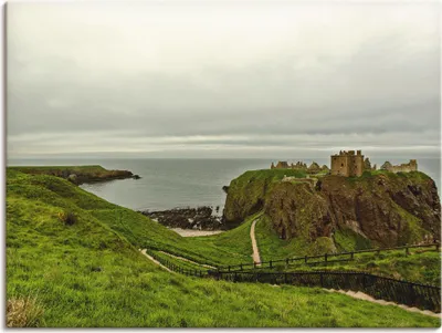 Produktbild von ARTland Leinwandbild Historisches Schottland Größe: 120x90 cm