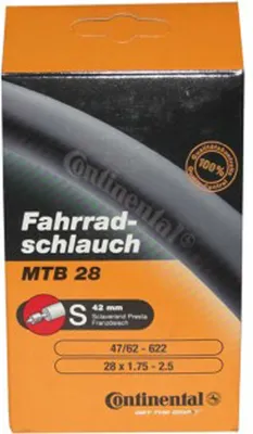 Produktbild von Continental Light Presta 60 Mm Fahrradschlauch Schwarz 29´´ / 1.75-2.40 Schwarz 29´´