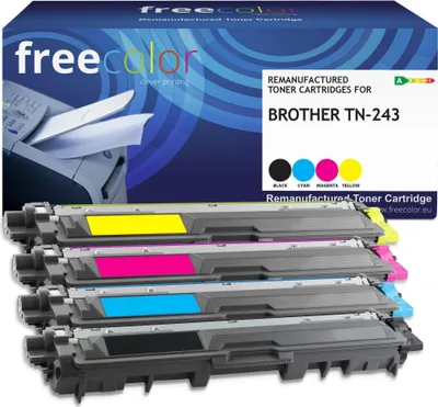 Obrázok produktu pre Freecolor K38597F7 Tonerová kazeta 4 ks Kompatibilná čierna, azúrová, purpurová, žltá
