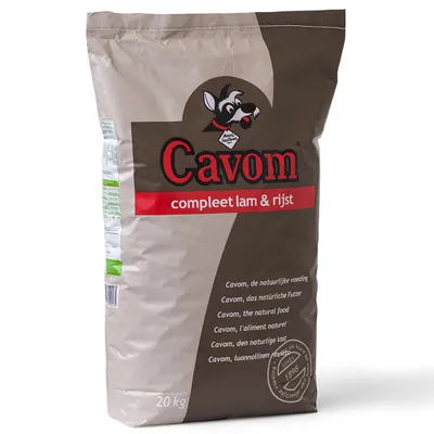 Productafbeelding van Cavom Volwaardig Lam en Rijst, 20 kg